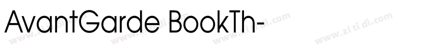 AvantGarde BookTh字体转换 AvantGarde BookTh字体转换